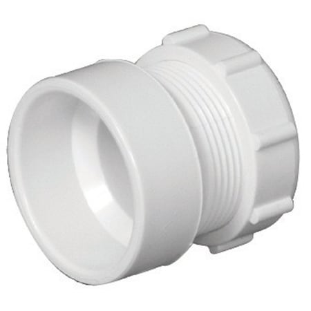 Charlotte Pipe And Foundry Charlotte Pipe Schedule 40 1-1/2 in. Hub X 1-1/4 in. D Slip PVC Pipe Adapter 1 pk PVC00104R0600
